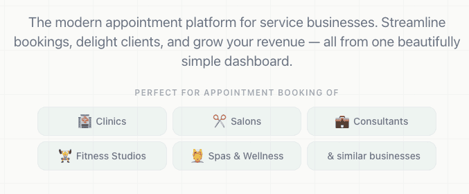 BookFlow - Appointment Booking Platform